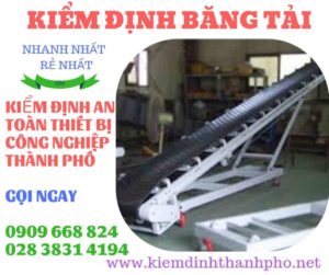 Hình ảnh kiểm định băng tải