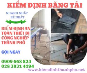 Hình ảnh kiểm định băng tải