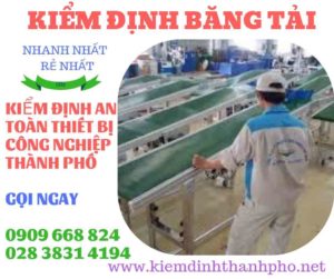 Hình ảnh kiểm định băng tải