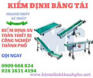 Hình ảnh kiểm định băng tải