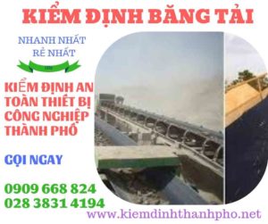 Hình ảnh kiểm định băng tải