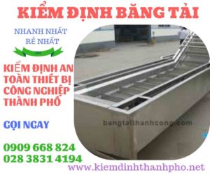 Hình ảnh kiểm định băng tải