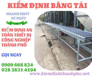 Hình ảnh kiểm định băng tải