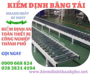 Hình ảnh kiểm định băng tải