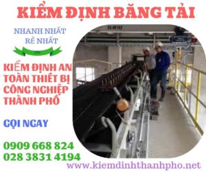 Hình ảnh kiểm định băng tải