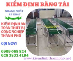 Hình ảnh kiểm định băng tải