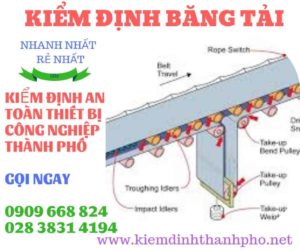 Hình ảnh kiểm định băng tải