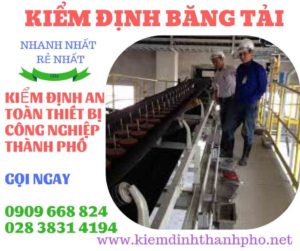 Hình ảnh kiểm định băng tải