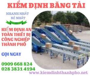 Hình ảnh kiểm định băng tải