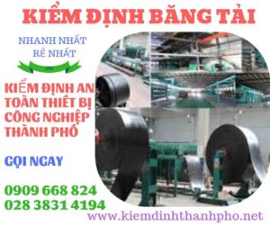 Hình ảnh kiểm định băng tải