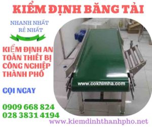 Hình ảnh kiểm định băng tải