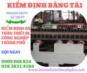 Hình ảnh kiểm định băng tải