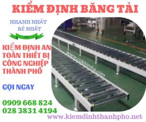 Hình ảnh kiểm định băng tải