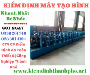 Hình ảnh kiểm định máy tạo hình