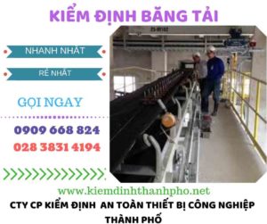 hình ảnh kiểm định băng tải