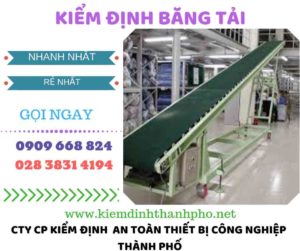 hình ảnh kiểm định băng tải