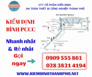 Hình ảnh Kiểm định Bình PCCC