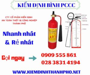 Hình ảnh Kiểm định Bình PCCC