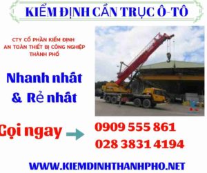 Hình ảnh kiểm định cần trục ô-tô