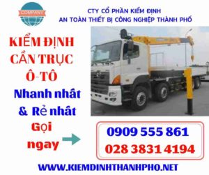 Hình ảnh kiểm định cần trục ô-tô