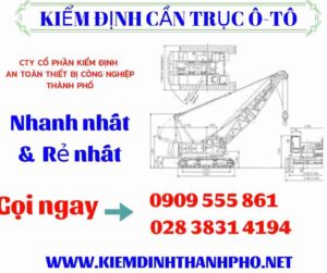 Hình ảnh kiểm định cần trục ô-tô