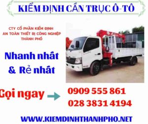 Hình ảnh kiểm định cần trục ô-tô