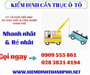 Hình ảnh kiểm định cần trục ô-tô