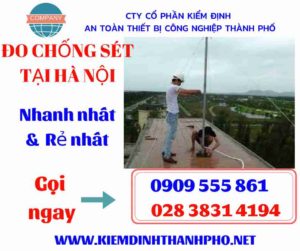 Hình ảnh đo chống sét tại hà nội