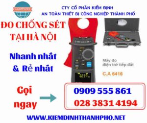 Hình ảnh đo chống sét tại hà nội