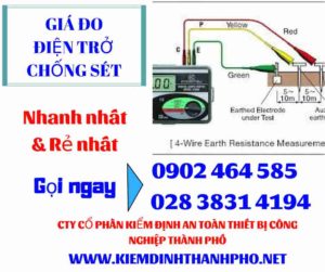 Gía đo điện trở chống sét