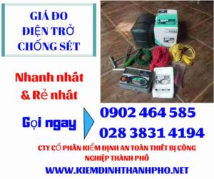  báo giá đo điện trở chống sét