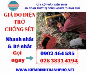  Đo điện trở chống sét