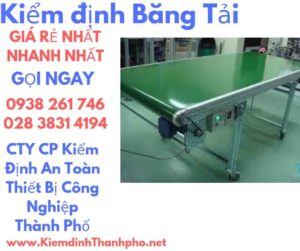 hình ảnh kiểm định băng tải