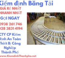 Hình ảnh kiểm định băng tải