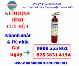 hình ảnh kiểm định bình cứu hỏa