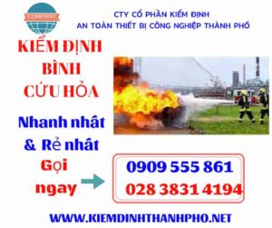 hình ảnh kiểm định bình cứu hỏa