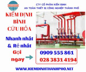 hình ảnh kiểm định bình cứu hỏa