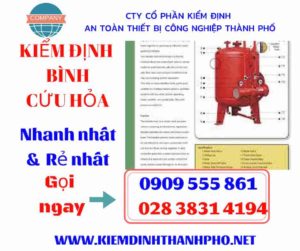 hình ảnh kiểm định bình cứu hỏa