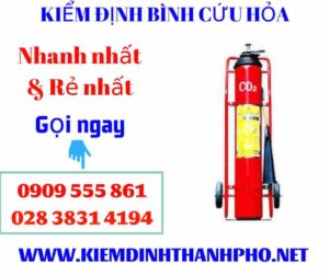 Hình ảnh kiểm định bình cứu hỏa