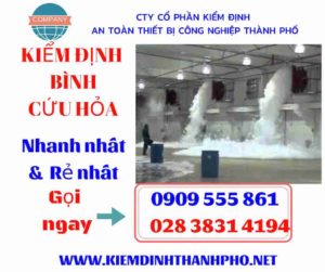 hình ảnh kiểm định bình cứu hỏa