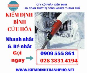 hình ảnh kiểm định bình cứu hỏa