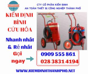 hình ảnh kiểm định bình cứu hỏa