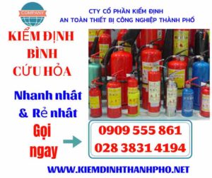 Hình ảnh kiểm định bình cứu hỏa