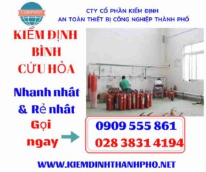 hình ảnh kiểm định bình cứu hỏa