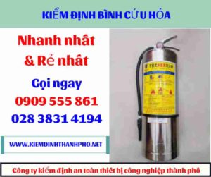 hình ảnh kiểm định bình cứu hỏa