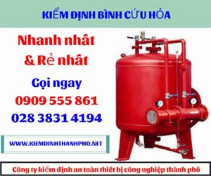 hình ảnh kiểm định bình cứu hỏa