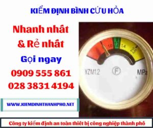 hình ảnh kiểm định bình cứu hỏa