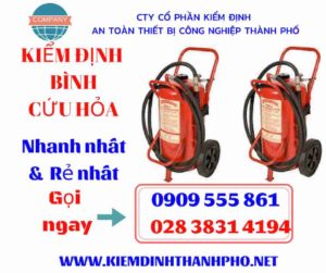 hình ảnh kiểm định bình cứu hỏa