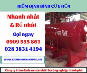 hình ảnh kiểm định bình cứu hỏa