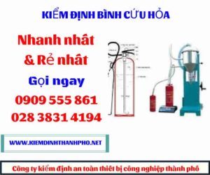 hình ảnh kiểm định bình cứu hỏa